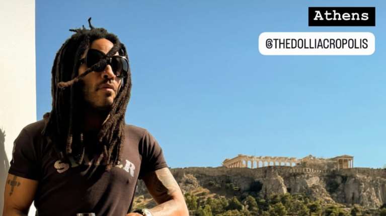 O Lenny Kravitz ήρθε στην Αθήνα για τη συναυλία του και έμεινε στο The Dolli