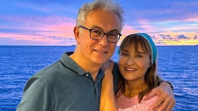 Μάρα Ζαχαρέα: Η σπάνια φωτογραφία με τον Θοδωρή Ρουσόπουλο, την ημέρα του Αγίου Βαλεντίνου