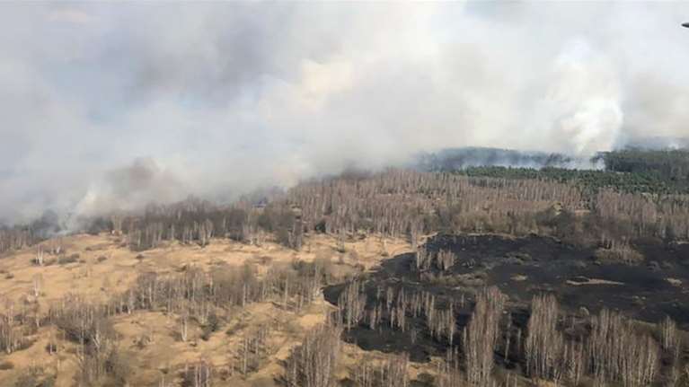 Ουκρανία: Δασική φωτιά κοντά στο Τσερνόμπιλ - Προκαλεί αύξηση της ραδιενέργειας
