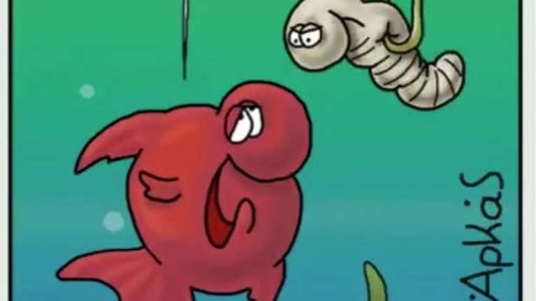 Αρκάς: Σαρκαστική "καλημέρα" με το ψάρι και το δόλωμα