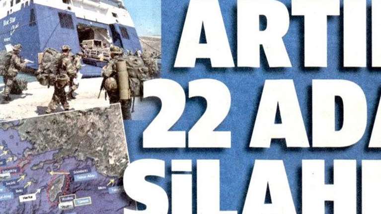 Προκλητικά πρωτοσέλιδα ξανά στον τουρκικό τύπο: Διεκδικούν Ρόδο, Χίο, Λέσβο και άλλα 19 νησιά