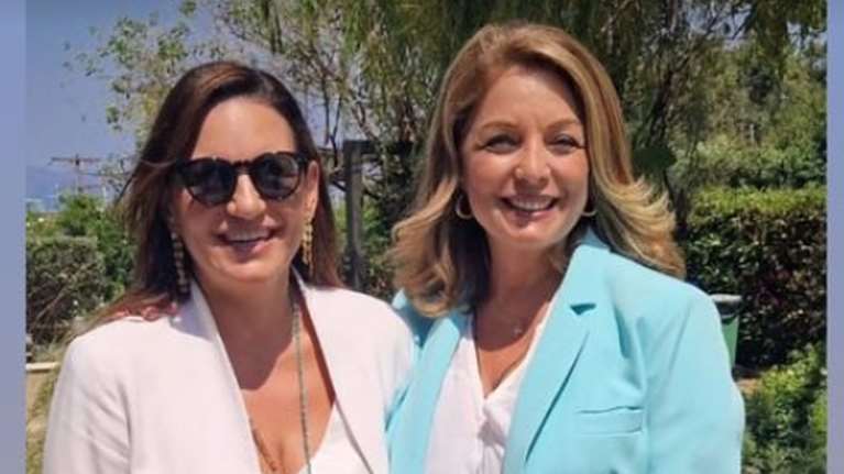 Όλγα Κεφαλογιάννη - Άντζελα Γκερέκου: Οι στιλάτες και... κατά λάθος matchy matchy εμφανίσεις τους στην Κέρκυρα