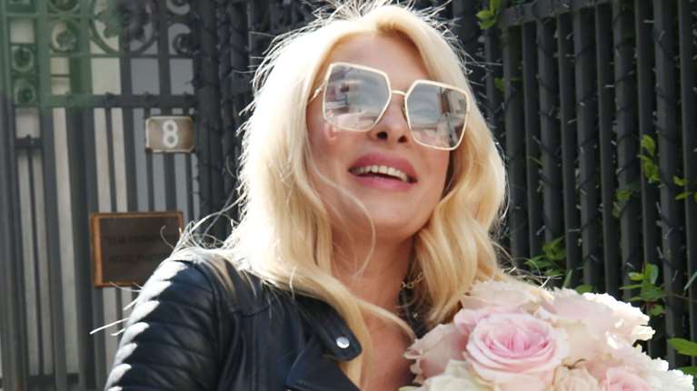 Ελένη Μενεγάκη: Η πρώτη εμφάνιση στις εγκαταστάσεις του Mega &amp; οι δηλώσεις στην κάμερα [βίντεο]