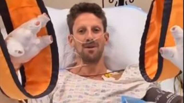 Formula 1: Συγκλονίζει ο Γκροζάν μέσα από το νοσοκομείο μετά το ανατριχιαστικό ατύχημα [βίντεο]