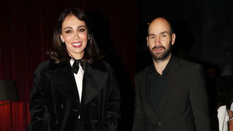 Ολυμπία Χοψονίδου - Βασίλης Σπανούλης: Εντυπωσιακή matchy-matchy εμφάνιση - Οι αφέλειες και το total black style [Εικόνες]