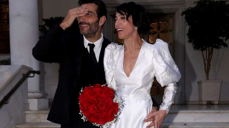 Έλενα Τοπαλίδου: Το τρυφερό μήνυμα στον Νίκο Κουρή δύο μέρες μετά τον γάμο τους - &quot;Σε ευχαριστώ, σ&#39; αγαπώ&quot;