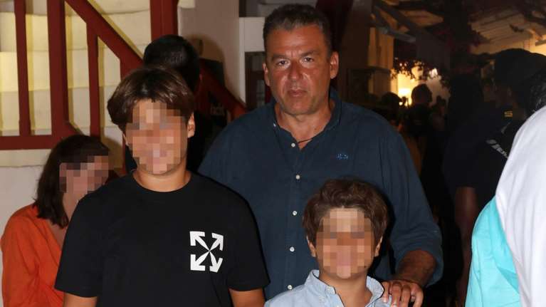 Ο Γιώργος Λιάγκας στην Παναγία της Τήνου