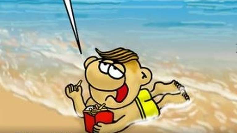 Αρκάς: Η διαπίστωση του Θανασάκη απολαμβάνοντας τα αγαπημένα του καλοκαιριού