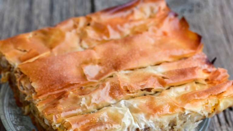 Τραχανόπιτα στο τηγάνι σε 15 λεπτά