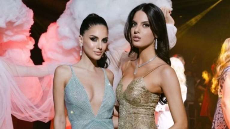 Το glam look της Αναστασίας Πατέρα: Τα διαμαντένια κοσμήματα που συνδύασε με το μάξι δαντελένιο φόρεμά της