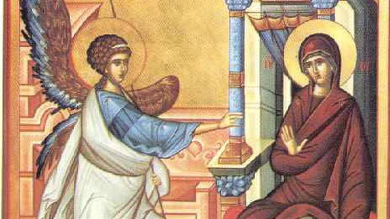 Εορτολόγιο: Ποιοι γιορτάζουν σήμερα, Πέμπτη 25 Μαρτίου - Ο Ευαγγελισμός της Θεοτόκου