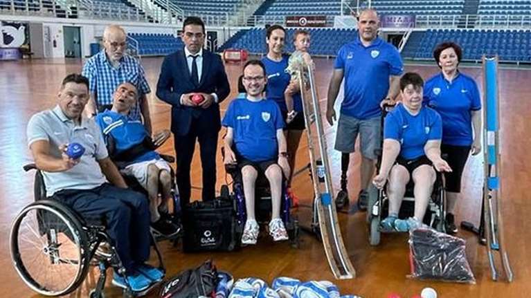 Το ευχαριστώ των Ελλήνων Παραολυμπιονικών για τις μπάλες που τους δώρισαν Δημητριάδης και Σταμάτης