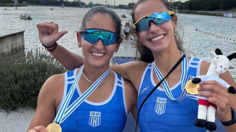 Παγκόσμιο Πρωτάθλημα κωπηλασίας Κ23: Χρυσές οι Μηλένα Κοντού και Βάλια Λυκομήτρου