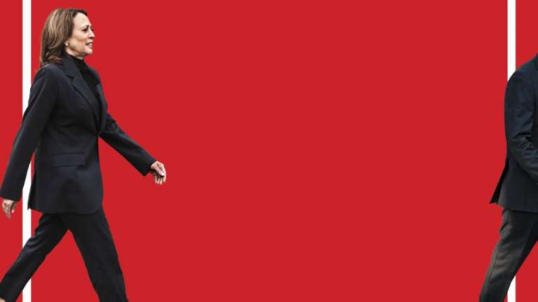 Time: Ο Τζο Μπάιντεν φεύγει, η Καμάλα Χάρις έρχεται - Το δυνατό εξώφυλλο σε κατακόκκινο φόντο