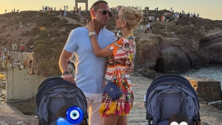 Κωνσταντίνα Σπυροπούλου – Βασίλης Σταθοκωστόπουλος: Φωτογραφίες από τις διακοπές τους στη Νάξο