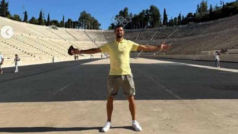 Στο Καλλιμάρμαρο ο Τζόκοβιτς: &quot;Το πιο ιστορικό αθλητικό στάδιο στον κόσμο&quot; [εικόνες]