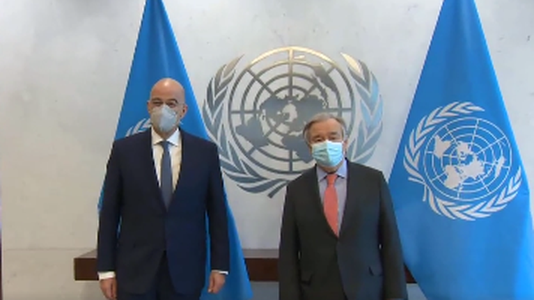 Συνάντηση Δένδια - Γκουτέρες με το βλέμμα στην ελληνική ομογένεια της Μαριούπολης [Βίντεο]