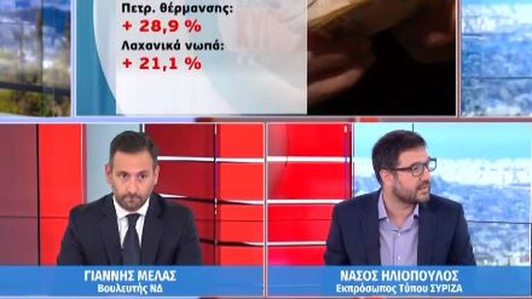 Ένταση στον αέρα του Mega μεταξύ Γιάννη Μελά και Νάσου Ηλιόπουλου [Βίντεο]