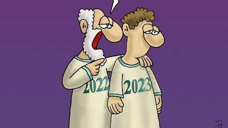 Αρκάς: Η σκληρή συμβουλή του 2022 στο 2023 και τα ψέματα [εικόνα]