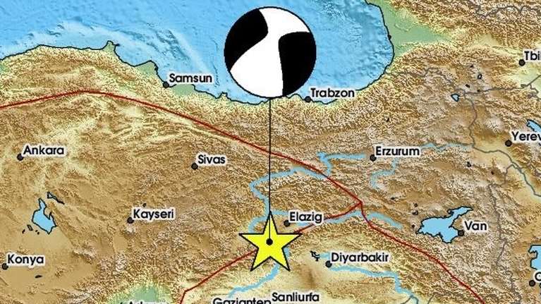 Ισχυρός σεισμός 5,9 ρίχτερ χτύπησε την ανατολική Τουρκία - Στην επαρχία της Μαλάτειας