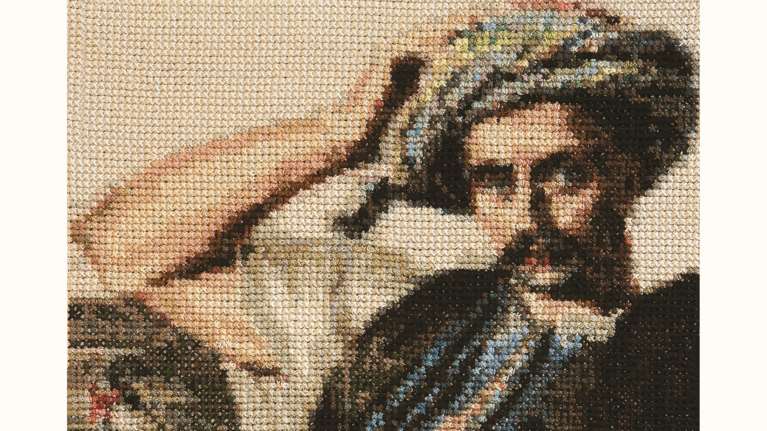 Η περιοδεύουσα έκθεση "Κεντώντας την Ιστορία" στο Μουσείο Μαρμαροτεχνίας