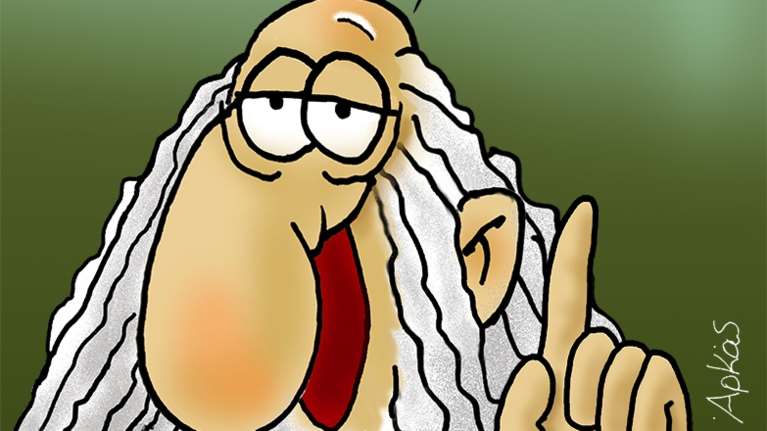 Αρκάς: Με φιλοσοφική διάθεση - Το σκίτσο για την αυτοπεποίθηση και τη νοημοσύνη