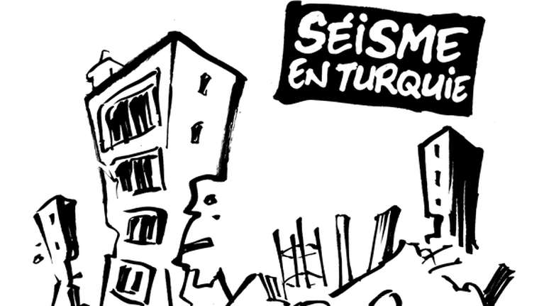 Σεισμός στην Τουρκία: Εμετικό σκίτσο από το πάντα προκλητικό Charlie Hebdo - &quot;Δεν χρειάζεται καν να στείλετε τανκς&quot;
