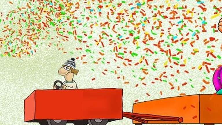 Σε αποκριάτικο mood ο Αρκάς: Ο Φεβρουάριος... βασιλιάς του καρναβαλιού [εικόνα]