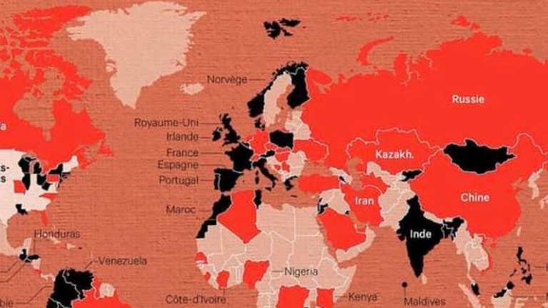 Δείτε σε χάρτη ποιες χώρες εφαρμόζουν αυστηρά μέτρα στην μετακίνηση και ποιές όχι- Πού βρίσκεται η Ελλάδα
