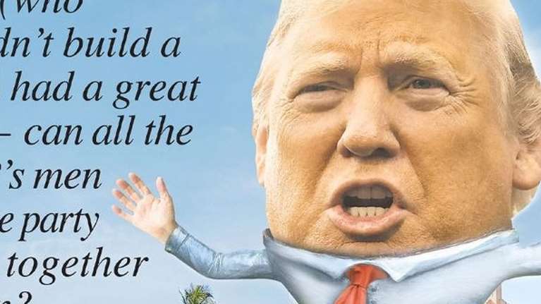 &quot;Χαζούλης Τραμπ&quot;: Η New York Post χλευάζει τον Ντόναλντ Τραμπ για την ήττα των Ρεπουμπλικανών