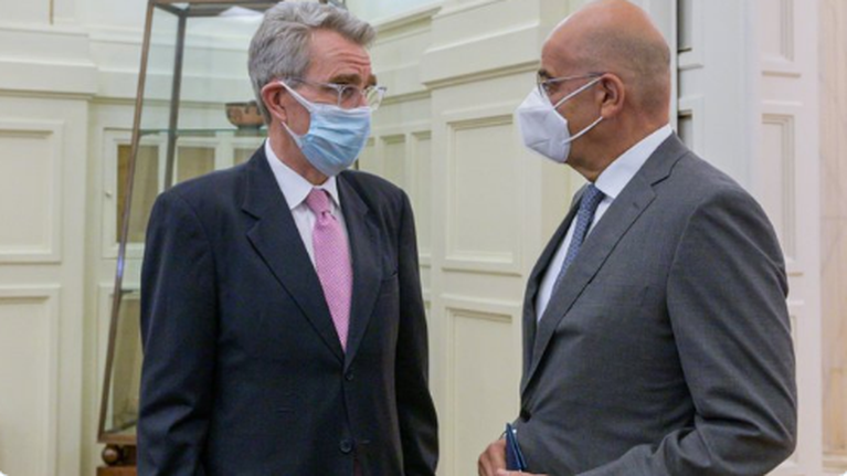 Συνάντηση Δένδια - Πάιατ στο ΥΠΕΞ για ζητήματα &quot;στρατηγικού διαλόγου Ελλάδος - ΗΠΑ&quot;