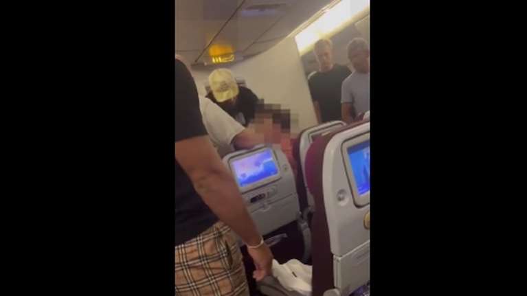Πανικός στον αέρα: Επιβάτης γρονθοκόπησε αεροσυνοδό και έσπασε την πόρτα της τουαλέτας [βίντεο]