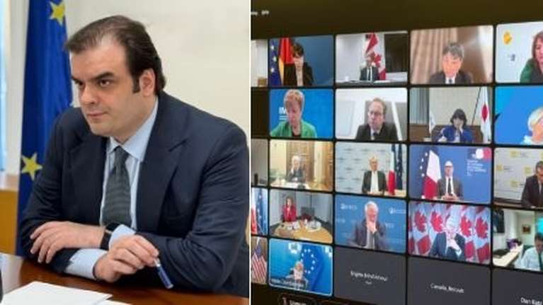 Κυριάκος Πιερρακάκης: Στην πρώτη του συνεδρίαση υπουργών Οικονομικών της G7  ως πρόεδρος του Eurogroup