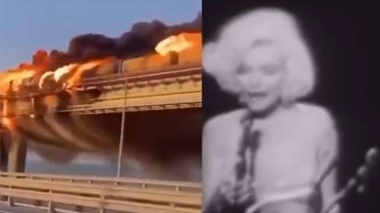 Οι Ουκρανοί ειρωνεύονται τον Πούτιν μετά την ανατίναξη της γέφυρας στην Κριμαία: &quot;Χρόνια πολλά κ. πρόεδρε&quot;