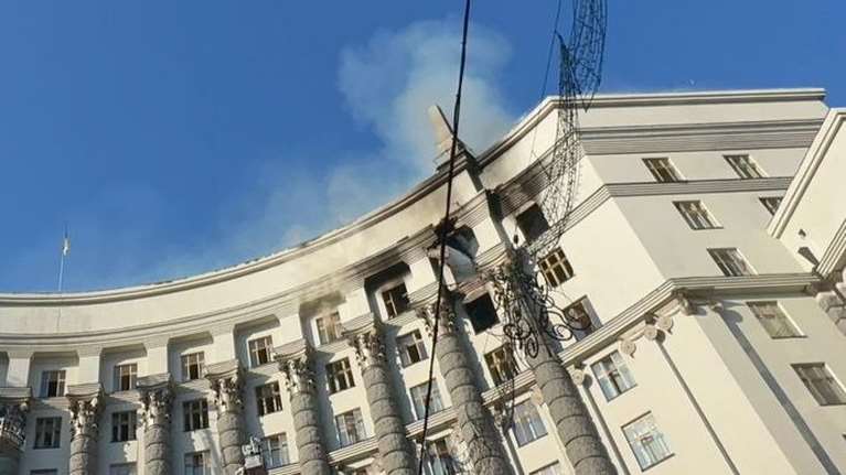 Με πύραυλο Ισκαντέρ η ρωσική επίθεση στο κτίριο της ουκρανικής κυβέρνησης στο Κίεβο