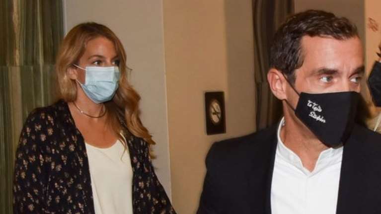 Κωνσταντίνος Μαρκουλάκης &amp; Χρυσή Βαρδινογιάννη σε βραδινή έξοδο για δύο