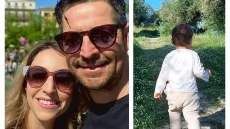 Απόστολος Ρουβάς: Στη γενέτειρά του στην Κέρκυρα - Με τη σύζυγό του και τον γιο του