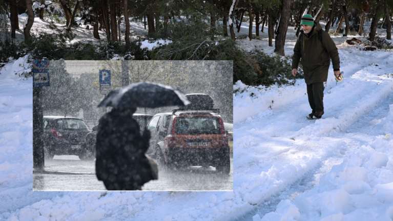 Νέο κύμα κακοκαιρίας από το βράδυ: Βροχές, χιόνια και τσουχτερό κρύο - Πού θα χτυπήσουν