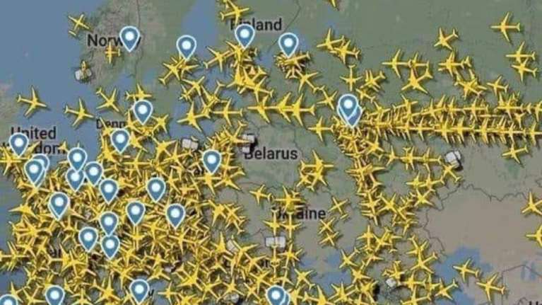 Σαρλ Μισέλ: &quot;Άδειος&quot; ο εναέριος χώρος της Λευκορωσίας - &quot;Η Ευρώπη σε δράση&quot; [Χάρτης]