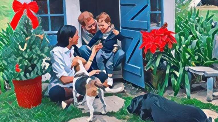 Μέγκαν Μαρκλ - Πρίγκιπας Χάρι: Η χριστουγεννιάτικη κάρτα τους είναι παραμυθένια