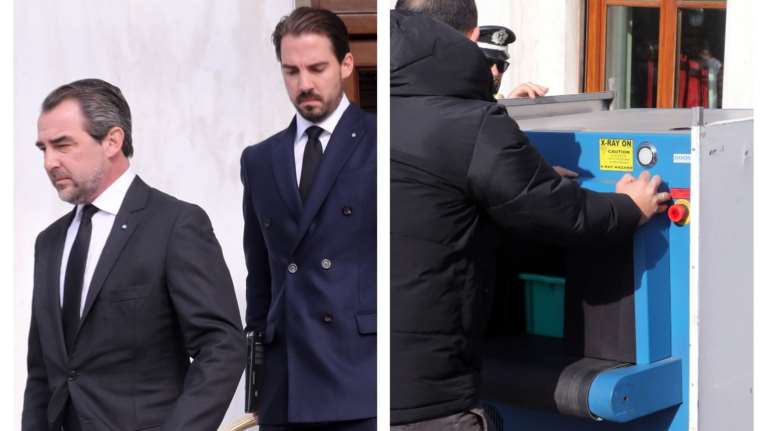 Κηδεία τέως βασιλιά Κωνσταντίνου: Φρούριο το Σύνταγμα - Μηχανήματα ελέγχου στο Μεγάλη Βρετάννια [εικόνες]