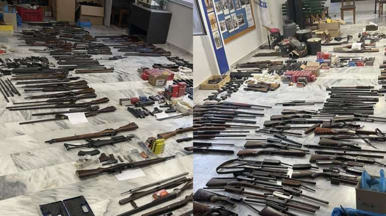 Λαθρεμπόριο όπλων στα Χανιά: Ολόκληρο οπλοστάσιο βρήκαν οι Αρχές - 7 συλλήψεις [εικόνες]