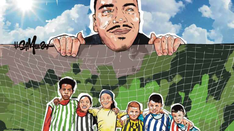 Μαθητές στην Καλαμαριά στέλνουν μήνυμα κατά της οπαδικής βίας με γκράφιτι για τον Αλκη - &quot;Τα παιδιά μπορούν να αλλάξουν τον κόσμο&quot;