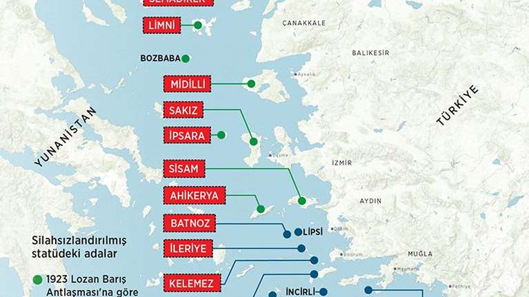 Νέος προκλητικός χάρτης για τα ελληνικά νησιά από τα τουρκικά ΜΜΕ - Ετοιμάζει καταγγελία ο Ερντογάν στο ΝΑΤΟ