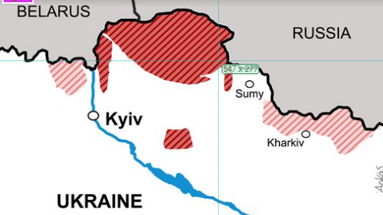 Το νέο σκίτσο του Αρκά για τον πόλεμο στην Ουκρανία - Ο χάρτης με τη μορφή του Χίτλερ