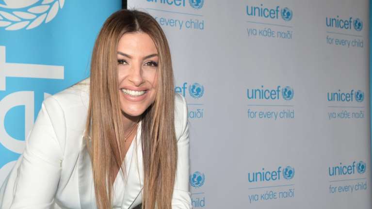 Η Ελενα Παπαρίζου έγινε η πρώτη πρέσβειρα της UNICEF στην Ελλάδα [εικόνες]