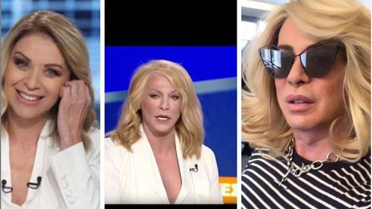 Επικός Λάκης Γαβαλάς ντύθηκε και ποζάρει αλά Έλλη Στάη - Το σχόλιο της παρουσιάστριας [Εικόνα]