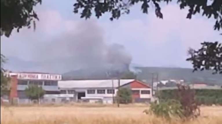 Φωτιά στην Πτολεμαΐδα, πίσω από το Μποδοσάκειο Νοσοκομείο [βίντεο]