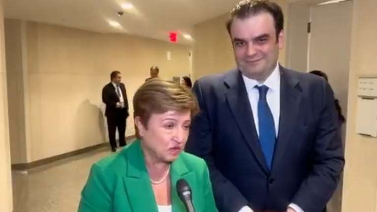 Διευθύντρια ΔΝΤ σε Πιερρακάκη: Αυτό που βλέπουμε στην Ελλάδα είναι αυτό που θέλουμε να δούμε παντού