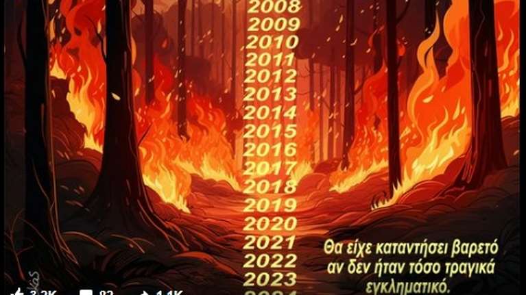 Αρκάς: Η αιχμηρή &quot;καλημέρα&quot; για τη φωτιά - &quot;Τραγικά εγκληματικό&quot;